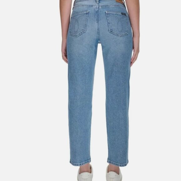 Calvin Klein Women's High-Rise Jean Light Blue size 12 - Picture 4 of 8